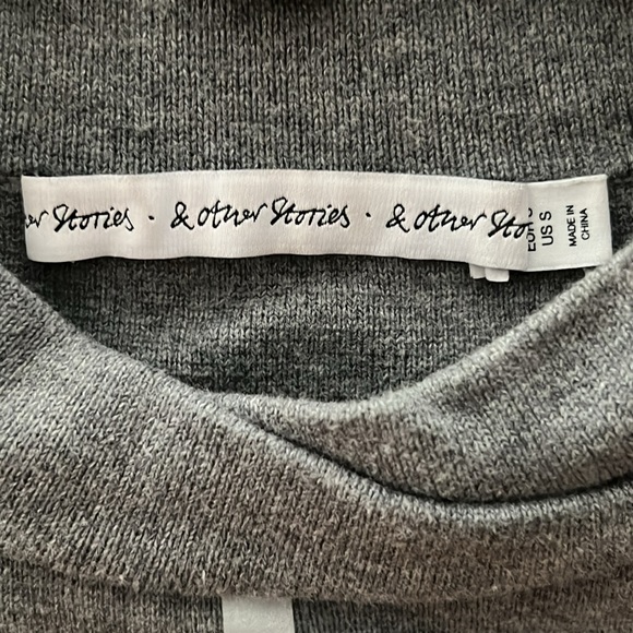 & Other Stories Sweater with Reflective Lines - Picture 3 of 3